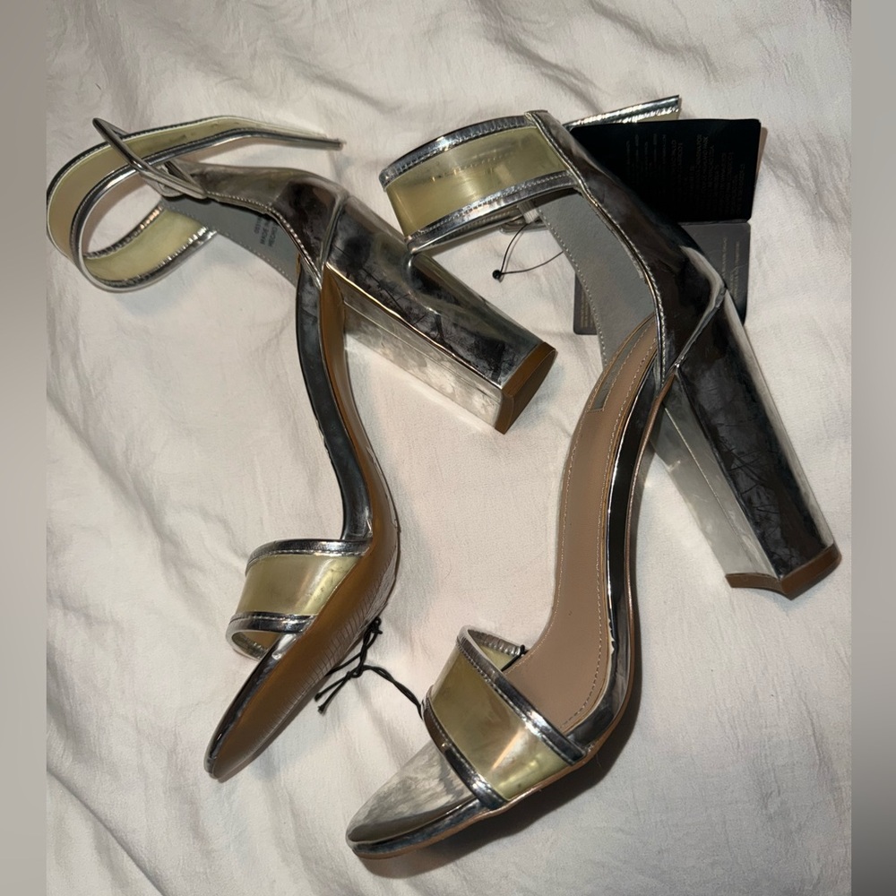 Silver heels